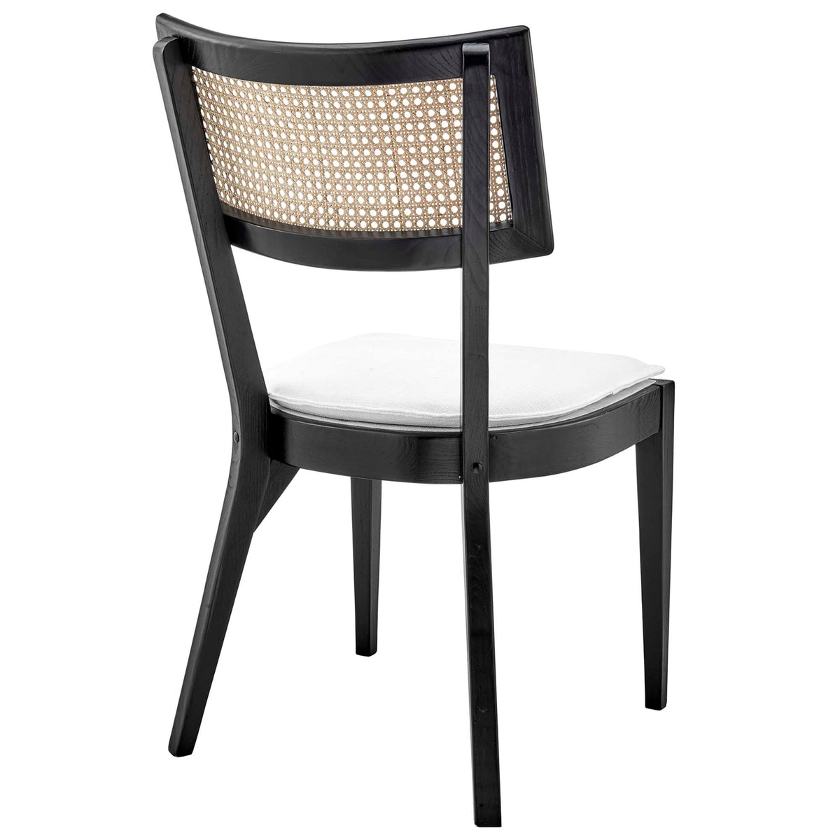 Caledonia Fabric Upholstered Wood Dining Chair Set of 2 by Modway, photo 14 of 41