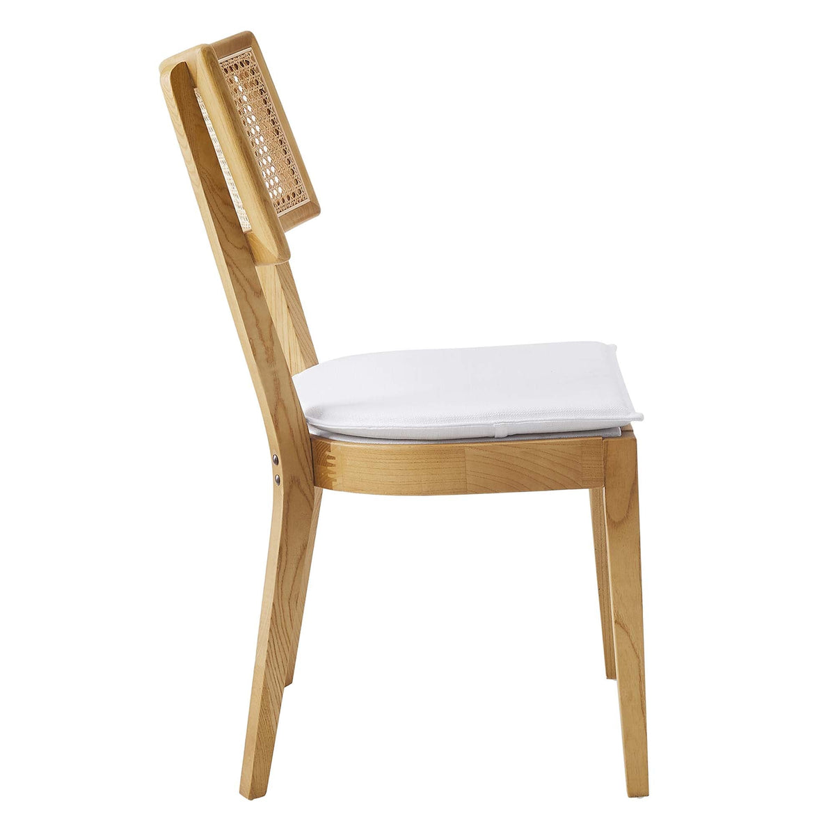 Caledonia Fabric Upholstered Wood Dining Chair Set of 2 by Modway, photo 36 of 41