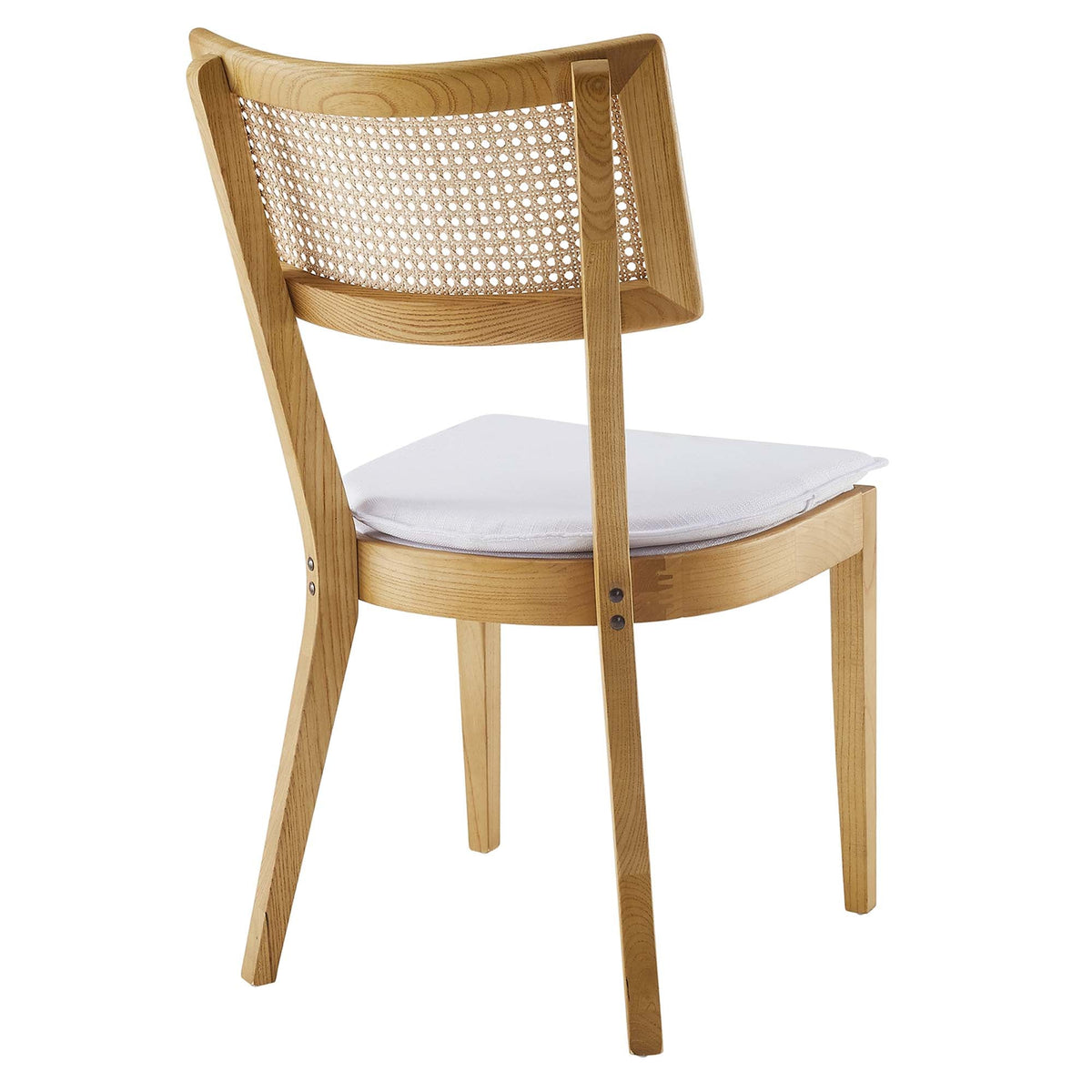 Caledonia Fabric Upholstered Wood Dining Chair Set of 2 by Modway, photo 37 of 41