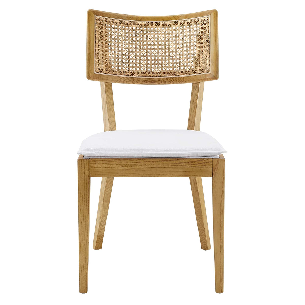 Caledonia Fabric Upholstered Wood Dining Chair Set of 2 by Modway, photo 38 of 41