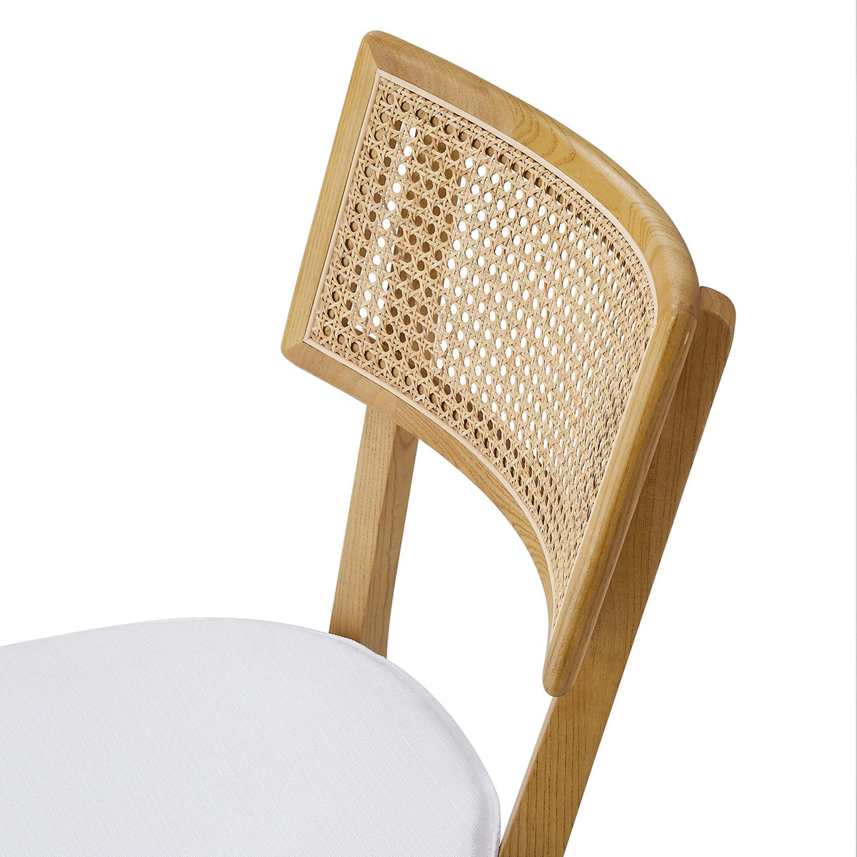 Caledonia Fabric Upholstered Wood Dining Chair Set of 2 by Modway, photo 39 of 41