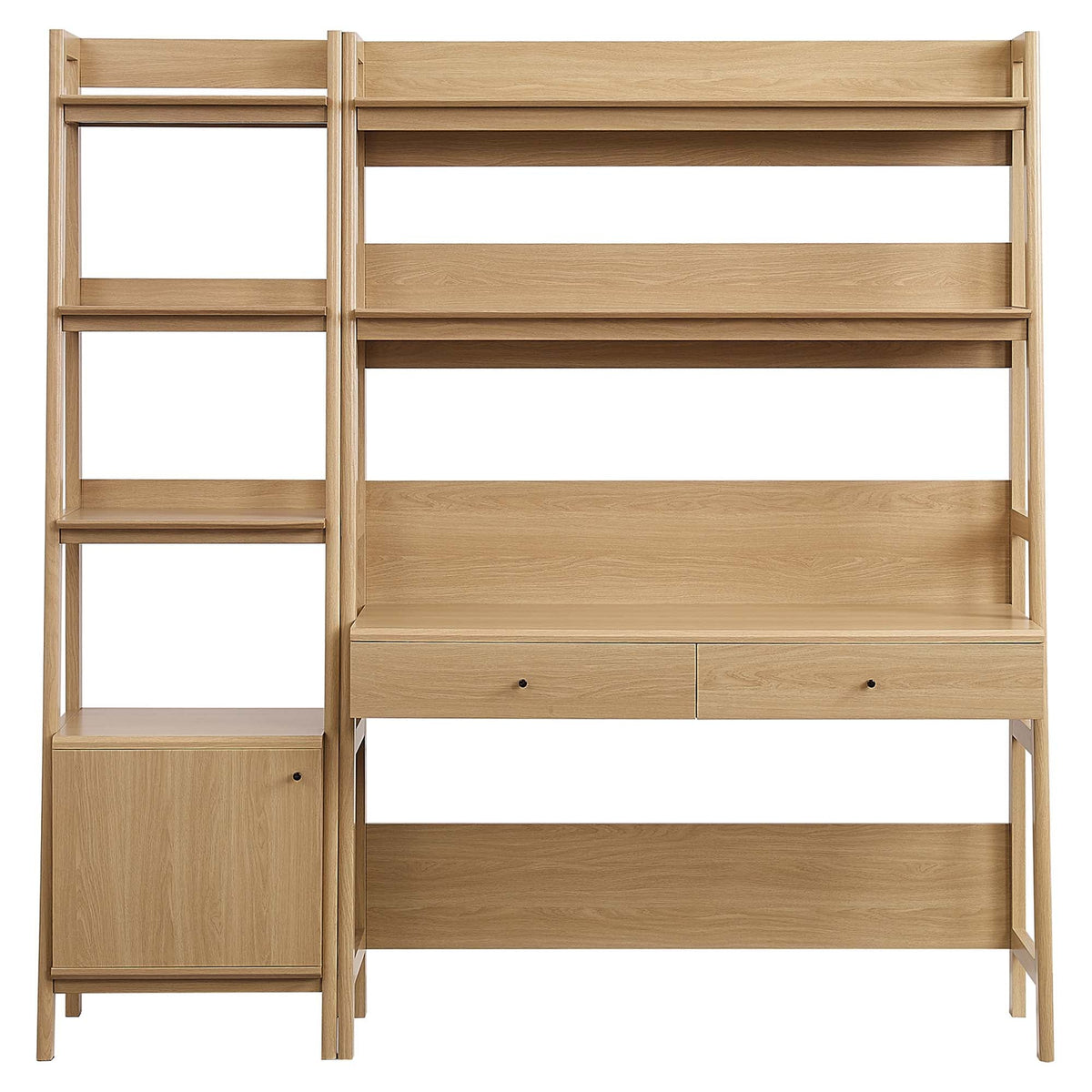 Bixby 2-Piece Wood Office Desk and Bookshelf by Modway, photo 2 of 30