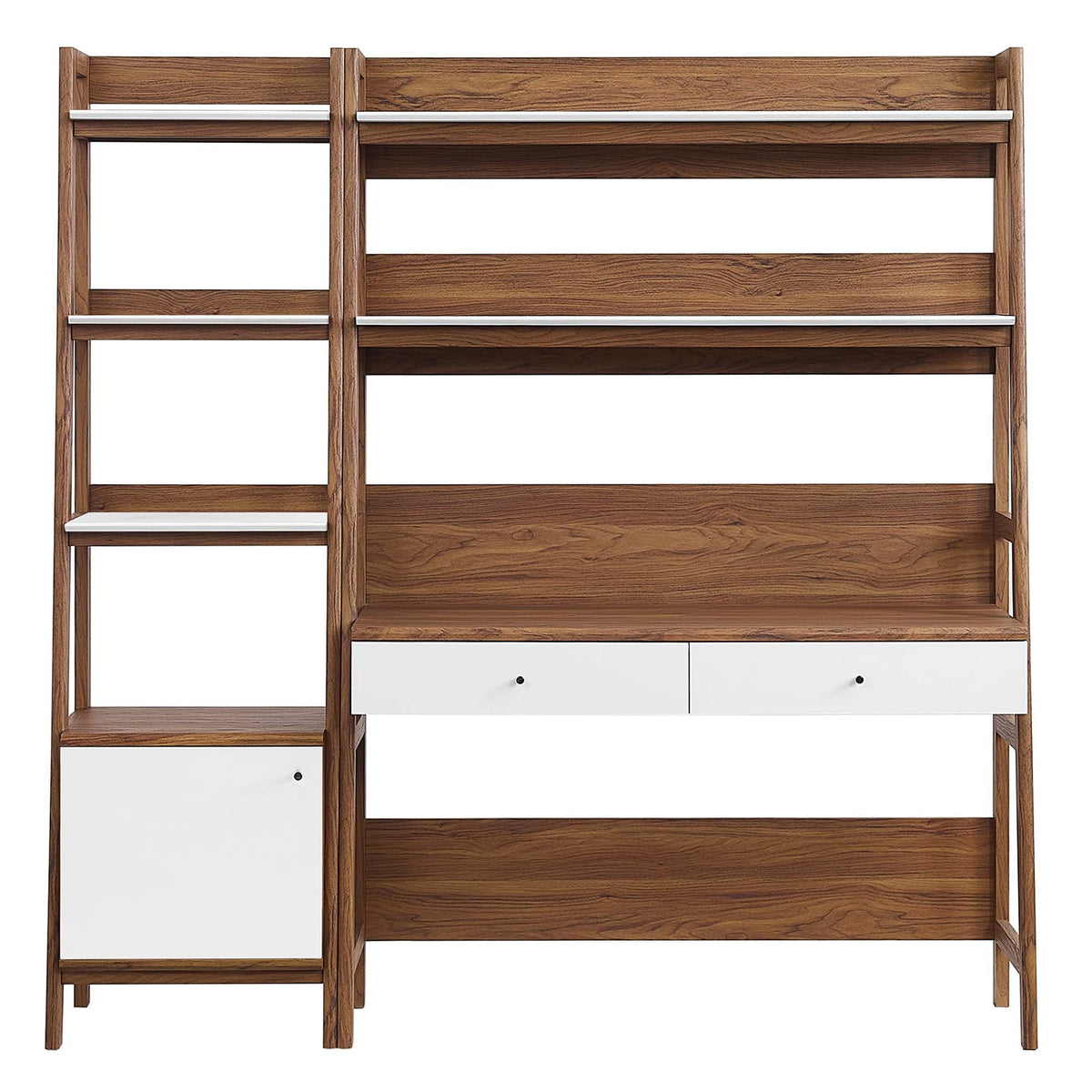 Bixby 2-Piece Wood Office Desk and Bookshelf by Modway, photo 12 of 30