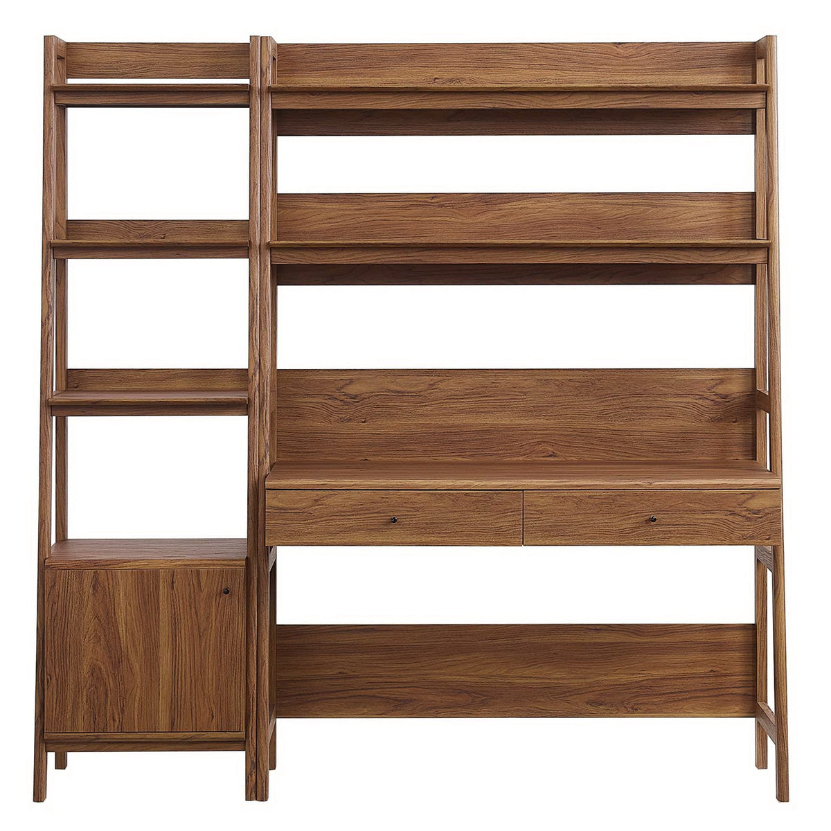 Bixby 2-Piece Wood Office Desk and Bookshelf by Modway, photo 7 of 30