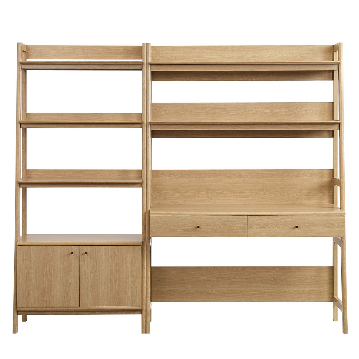 Bixby 2-Piece Wood Office Desk and Bookshelf by Modway, photo 17 of 30