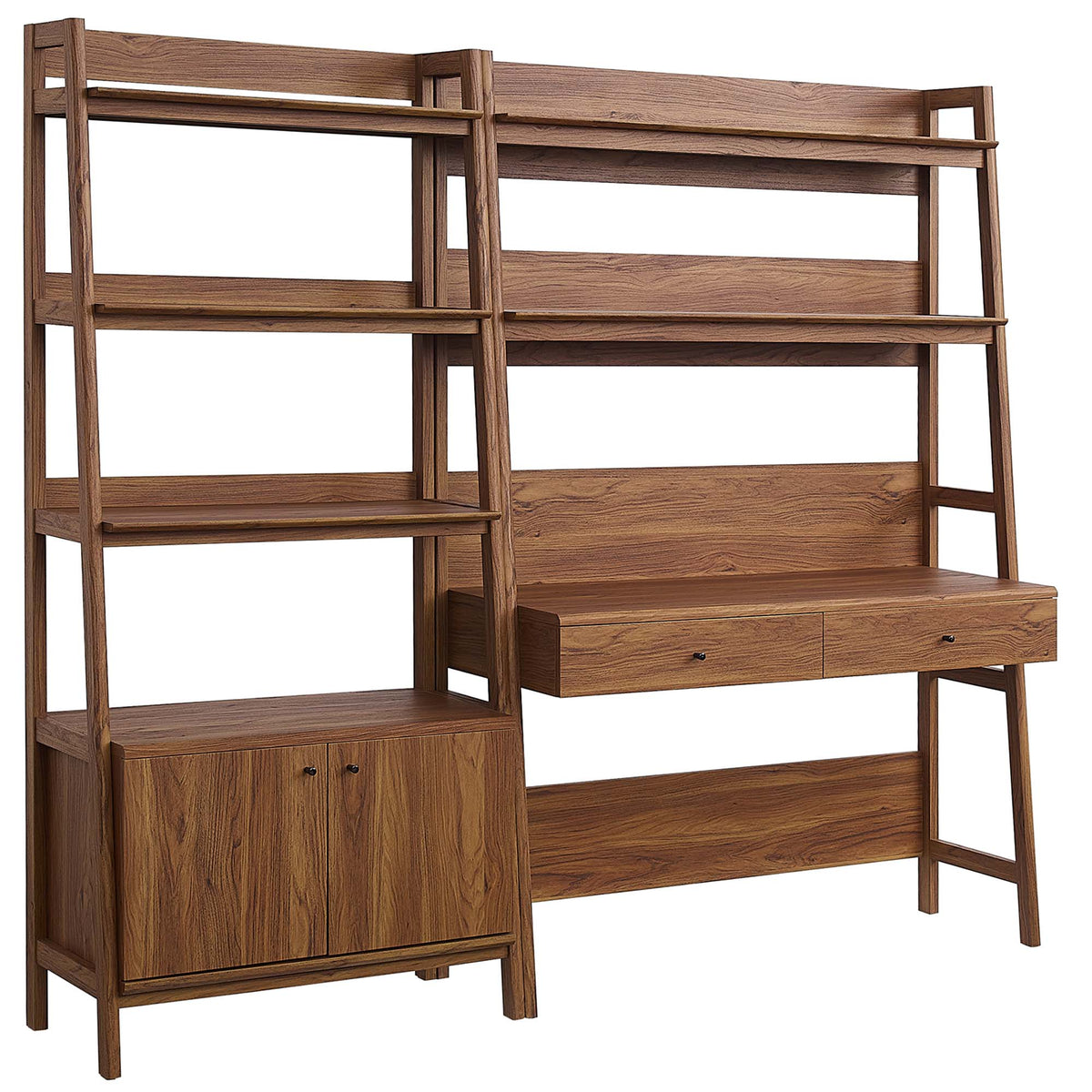 Bixby 2-Piece Wood Office Desk and Bookshelf by Modway, photo 21 of 30