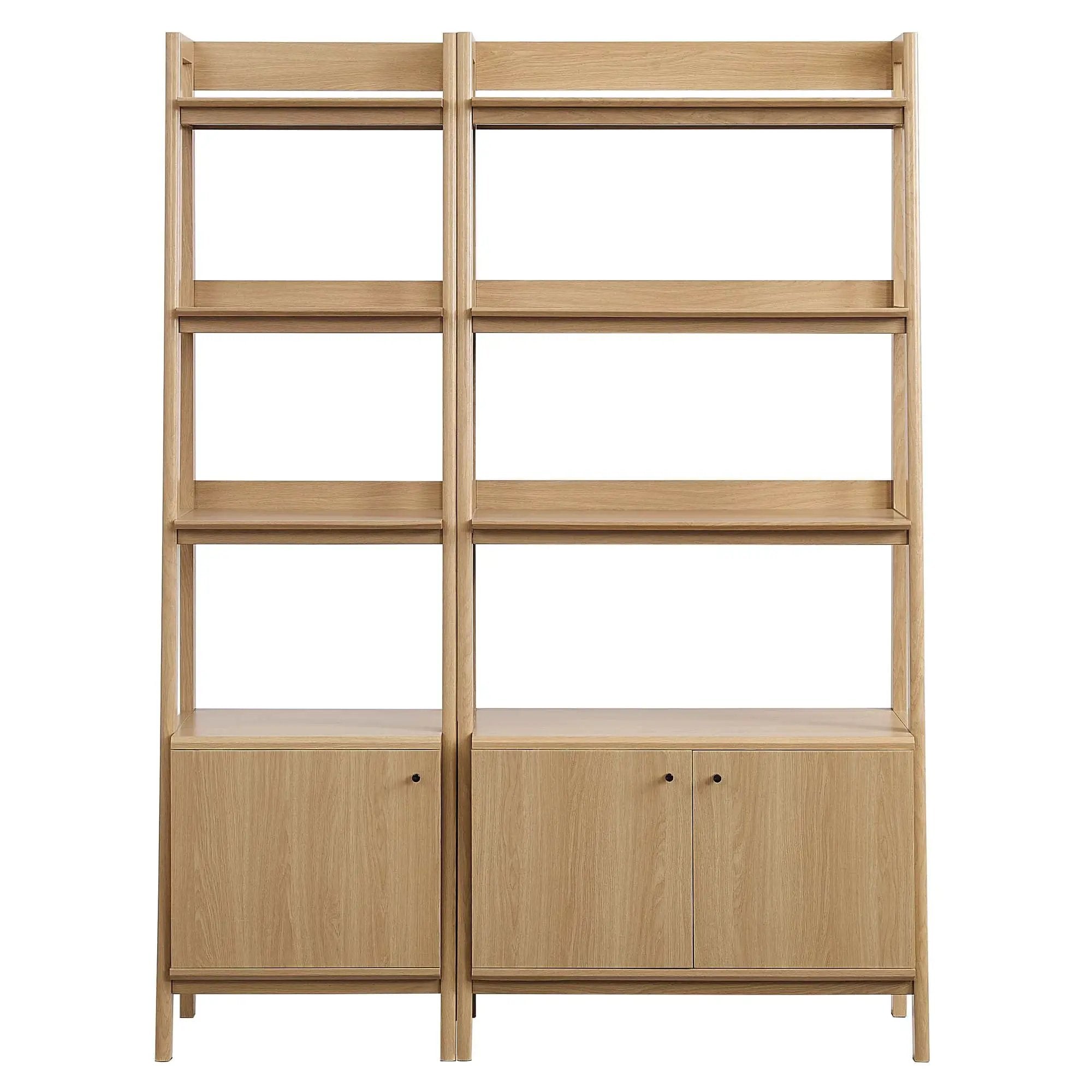 Bixby Wood Bookshelves Set of 2 by Modway by HouseOfZazla