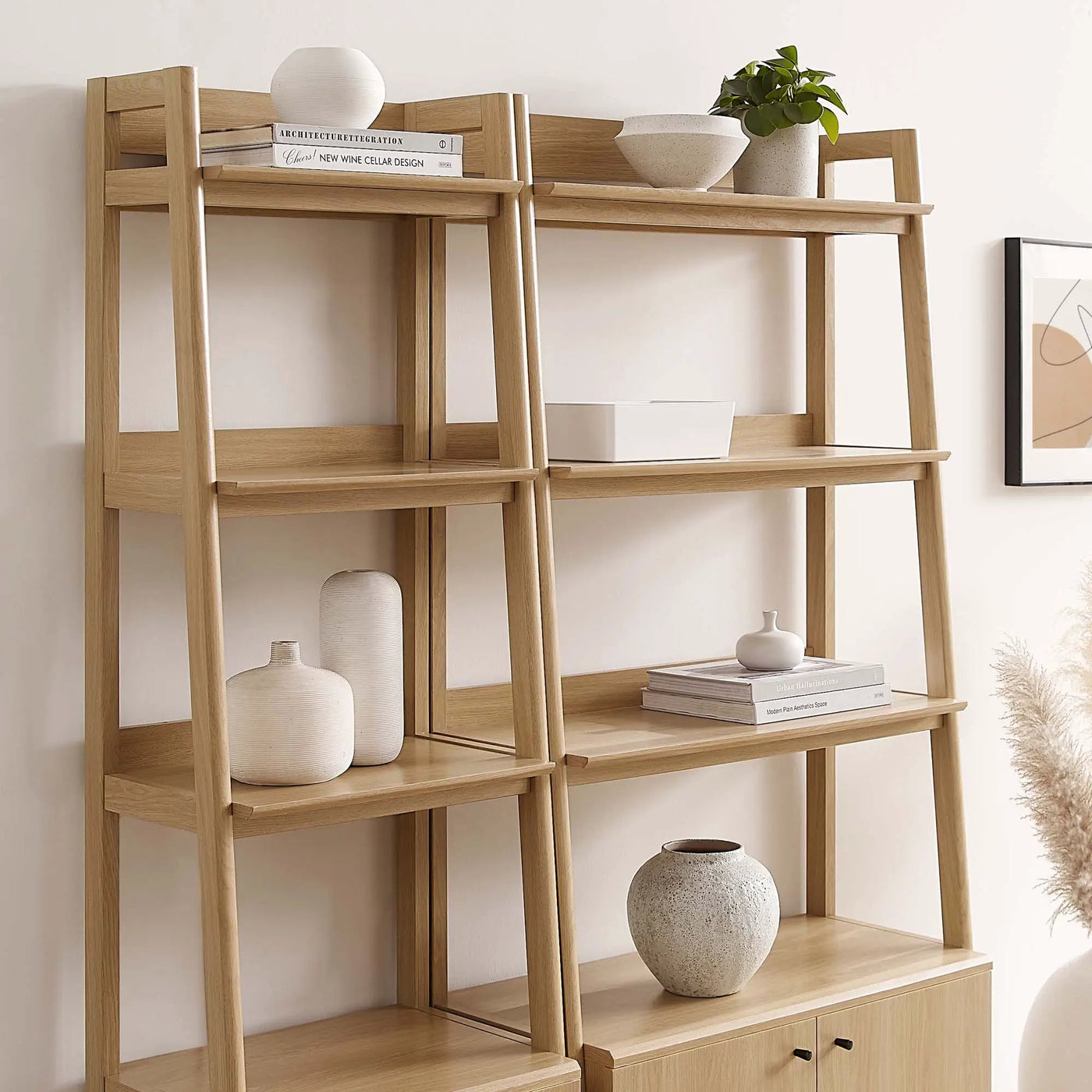 Bixby Wood Bookshelves Set of 2 by Modway by HouseOfZazla