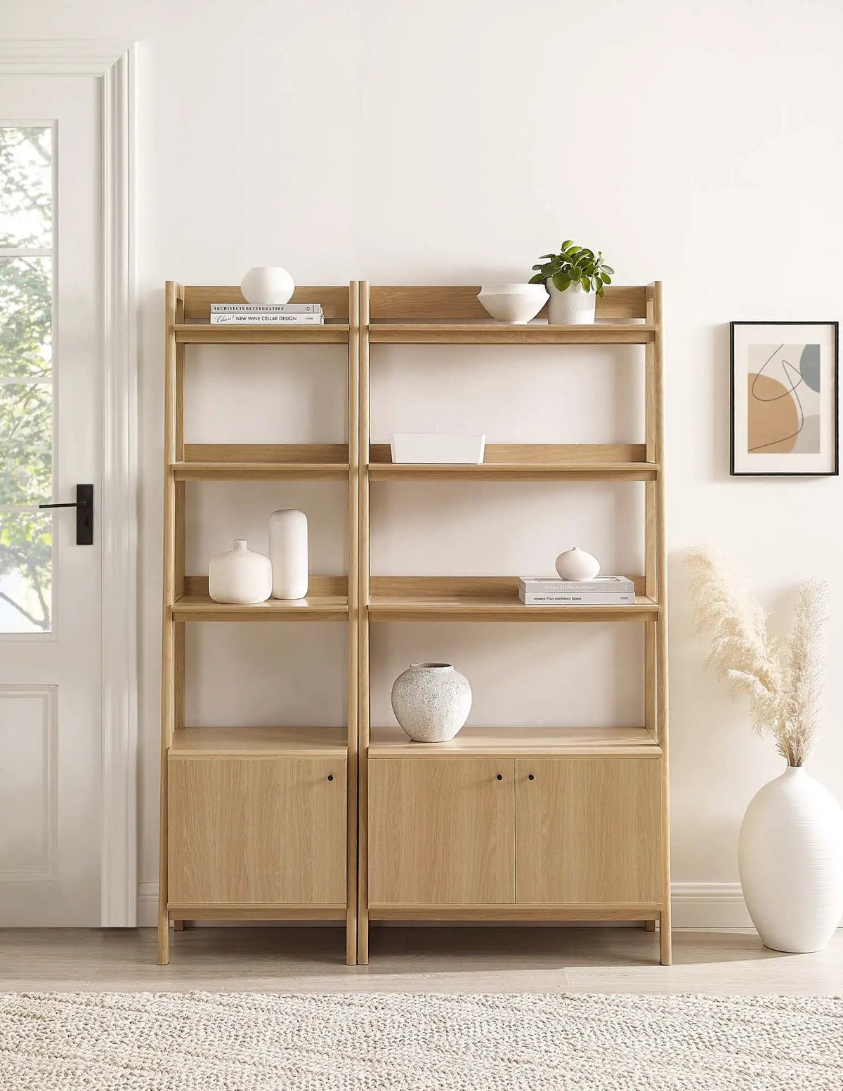 Bixby Wood Bookshelves Set of 2 by Modway by HouseOfZazla