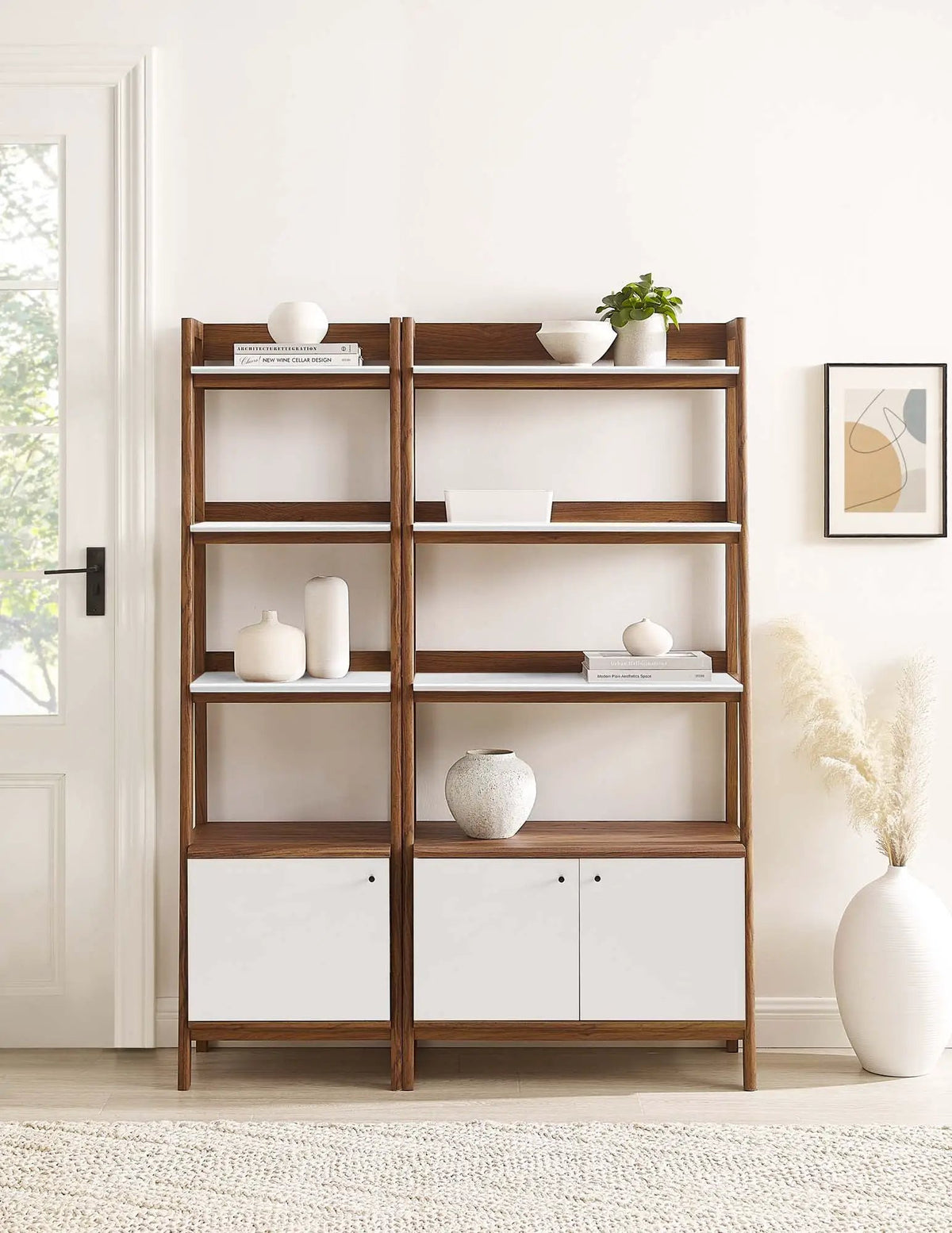 Bixby Wood Bookshelves Set of 2 by Modway by HouseOfZazla