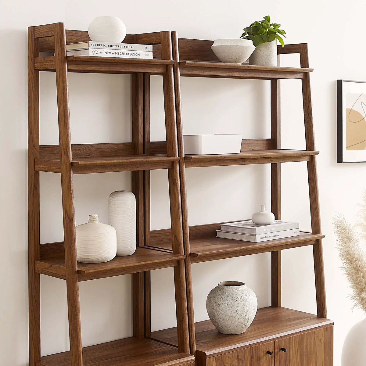 Bixby Wood Bookshelves Set of 2 by Modway by HouseOfZazla