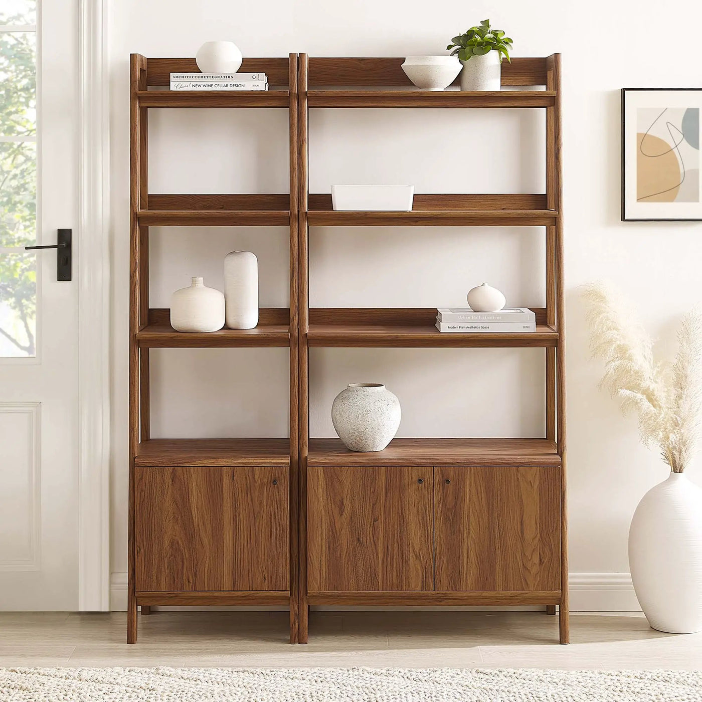 Bixby Wood Bookshelves Set of 2 by Modway by HouseOfZazla