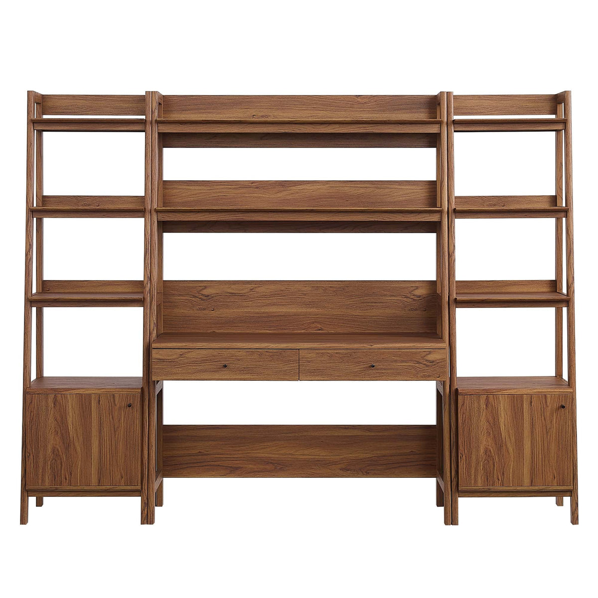 Bixby 3-Piece Wood Office Desk and Bookshelf by Modway, photo 7 of 30