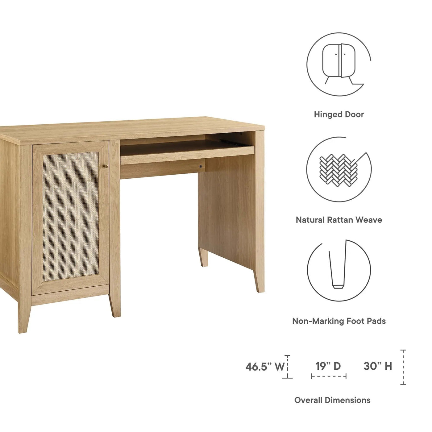 Soma 47" Office Desk by Modway by HouseOfZazla
