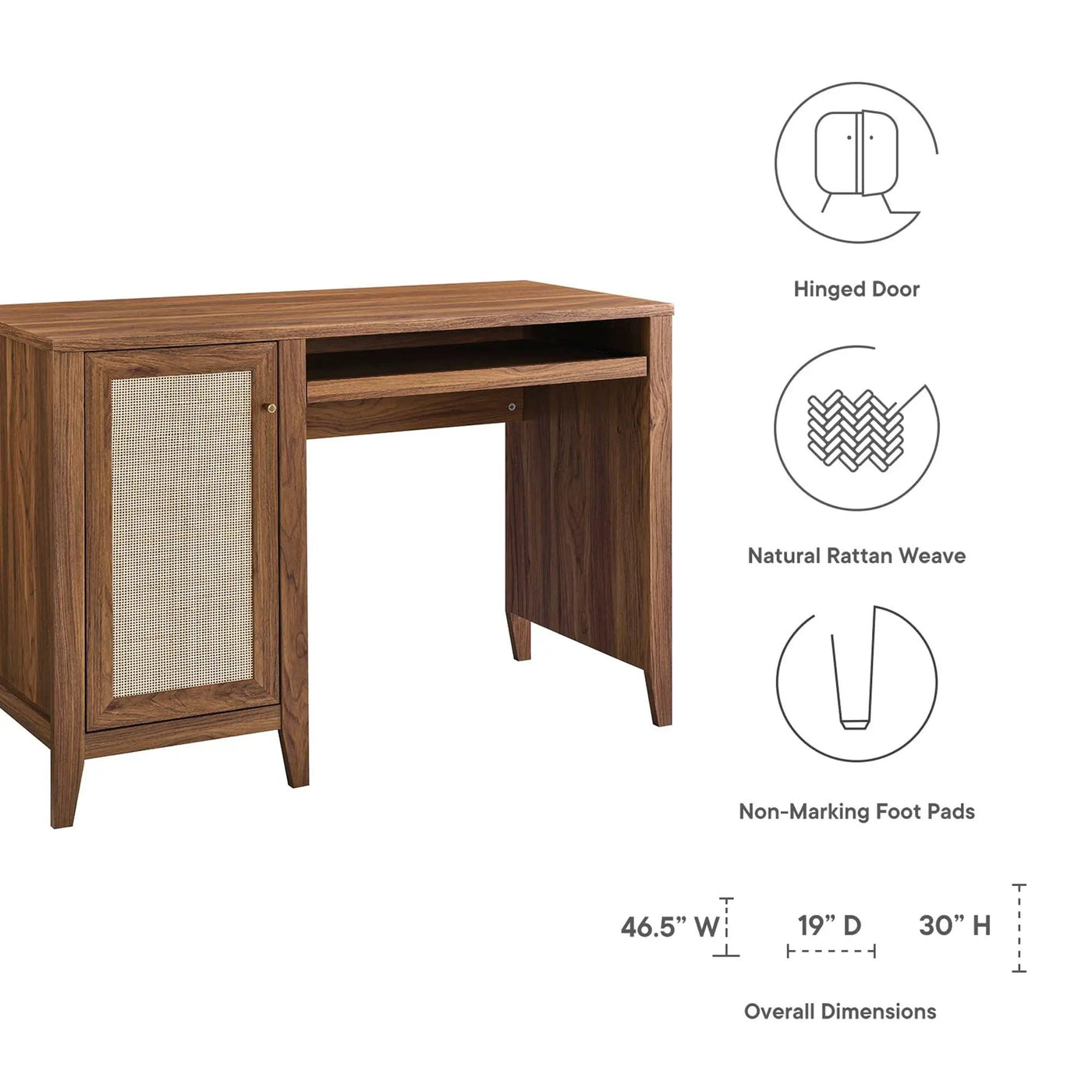 Soma 47" Office Desk by Modway by HouseOfZazla