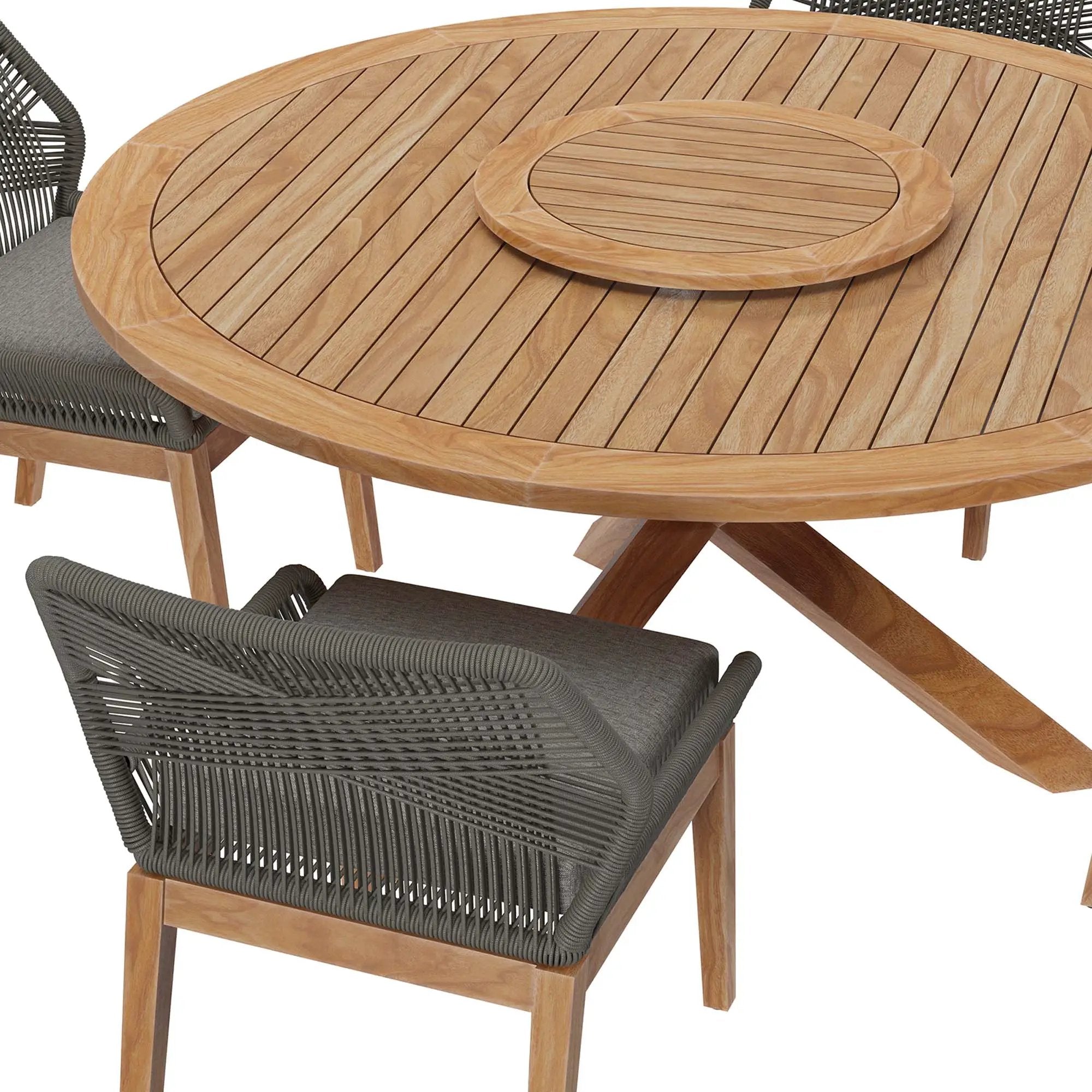 Wellspring 5-Piece Outdoor Patio Teak Wood Dining Set by Modway by HouseOfZazla