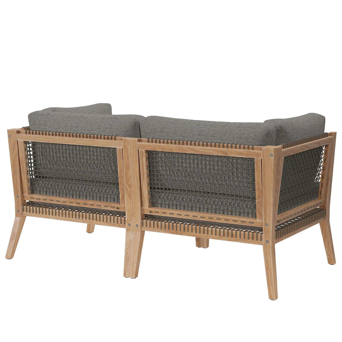 Clearwater Outdoor Patio Teak Wood Loveseat by Modway by HouseOfZazla