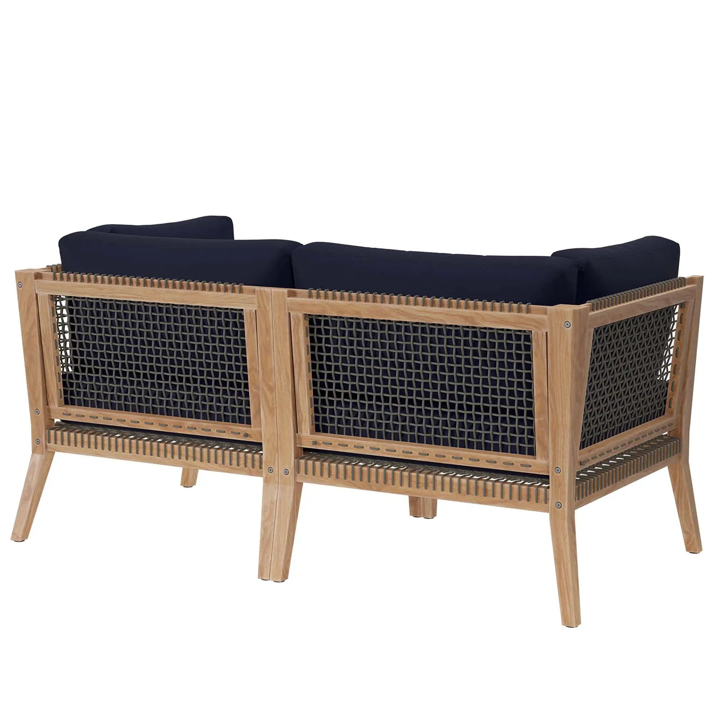 Clearwater Outdoor Patio Teak Wood Loveseat by Modway by HouseOfZazla