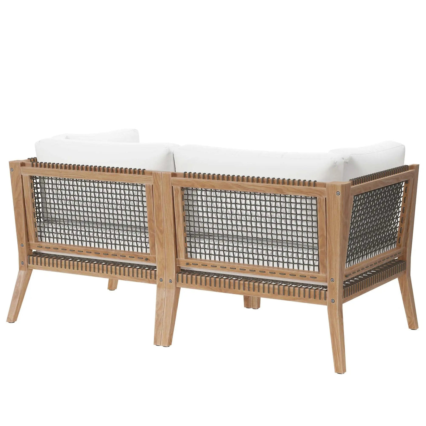 Clearwater Outdoor Patio Teak Wood Loveseat by Modway by HouseOfZazla