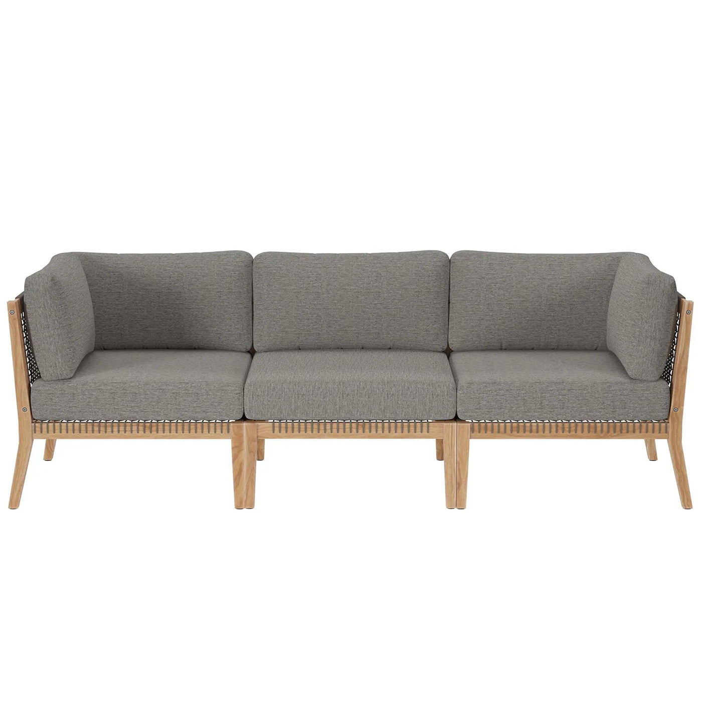 Clearwater Outdoor Patio Teak Wood Sofa by Modway by HouseOfZazla