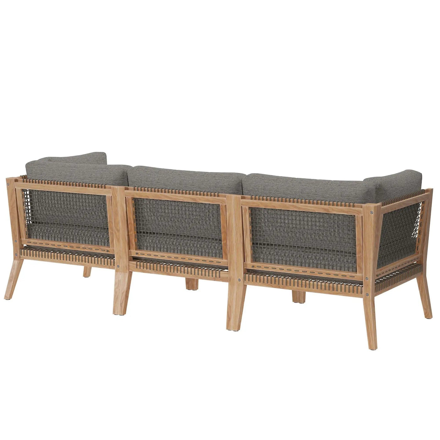 Clearwater Outdoor Patio Teak Wood Sofa by Modway by HouseOfZazla