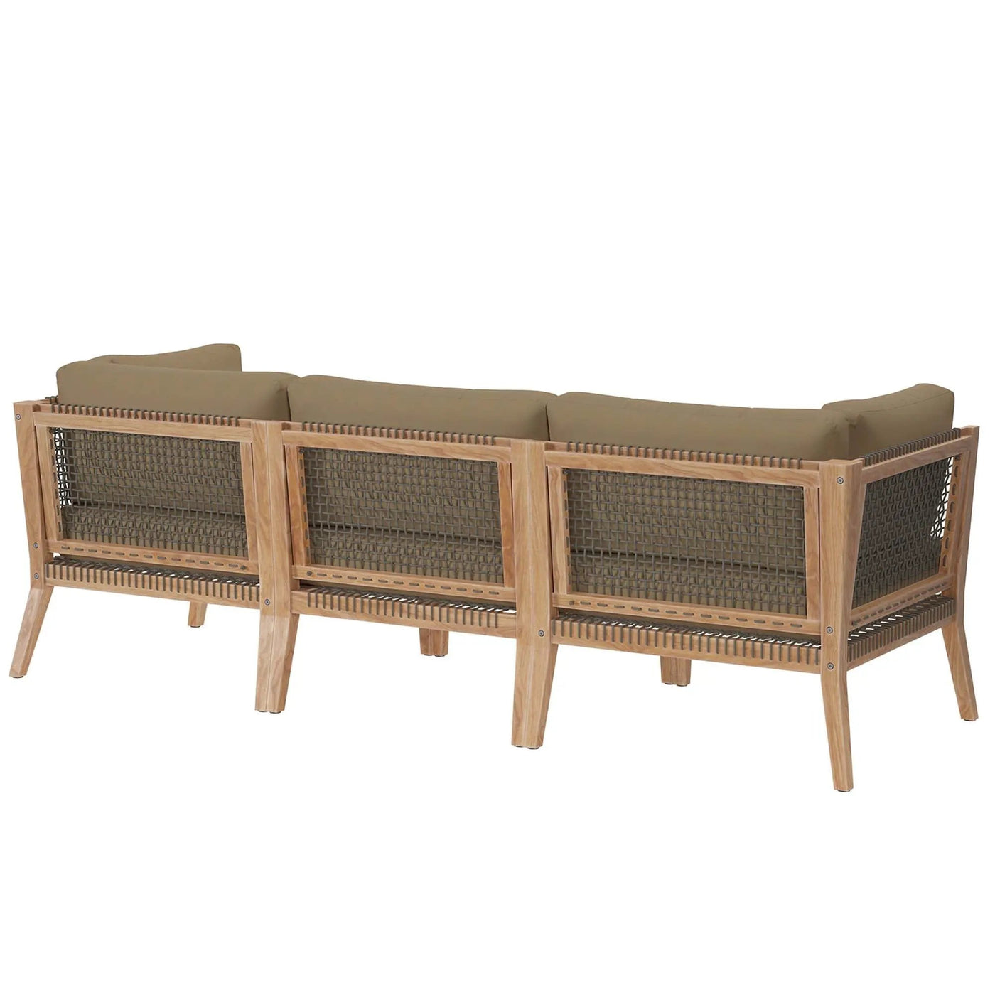 Clearwater Outdoor Patio Teak Wood Sofa by Modway by HouseOfZazla