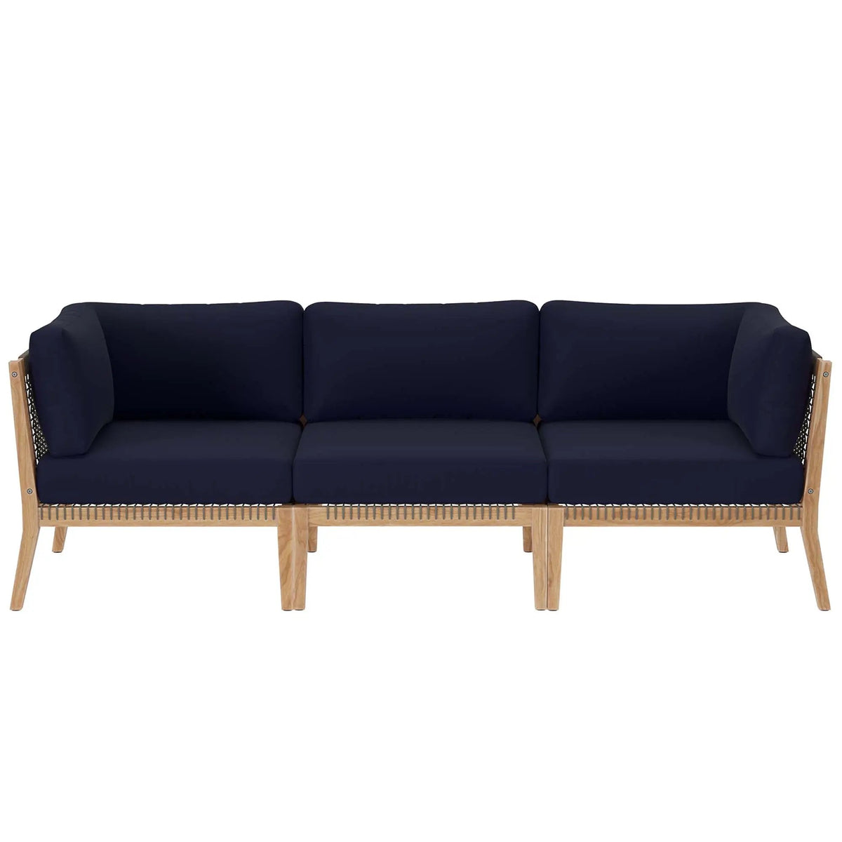 Clearwater Outdoor Patio Teak Wood Sofa by Modway by HouseOfZazla