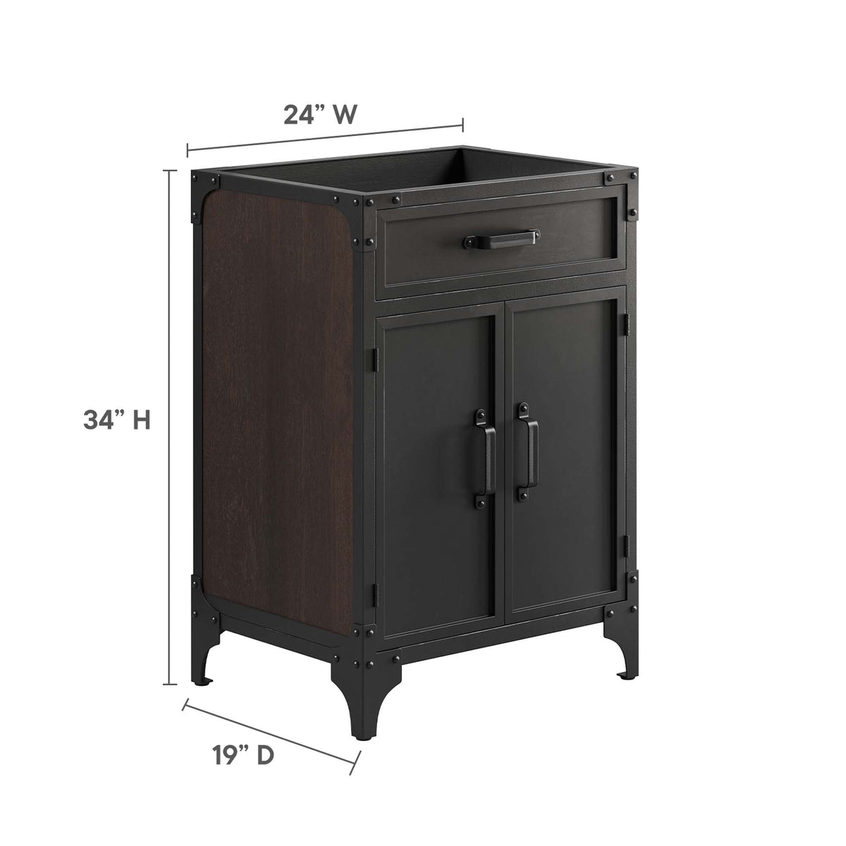 Steamforge Bathroom Vanity Cabinet (Sink Basin Not Included) by Modway, photo 3 of 18