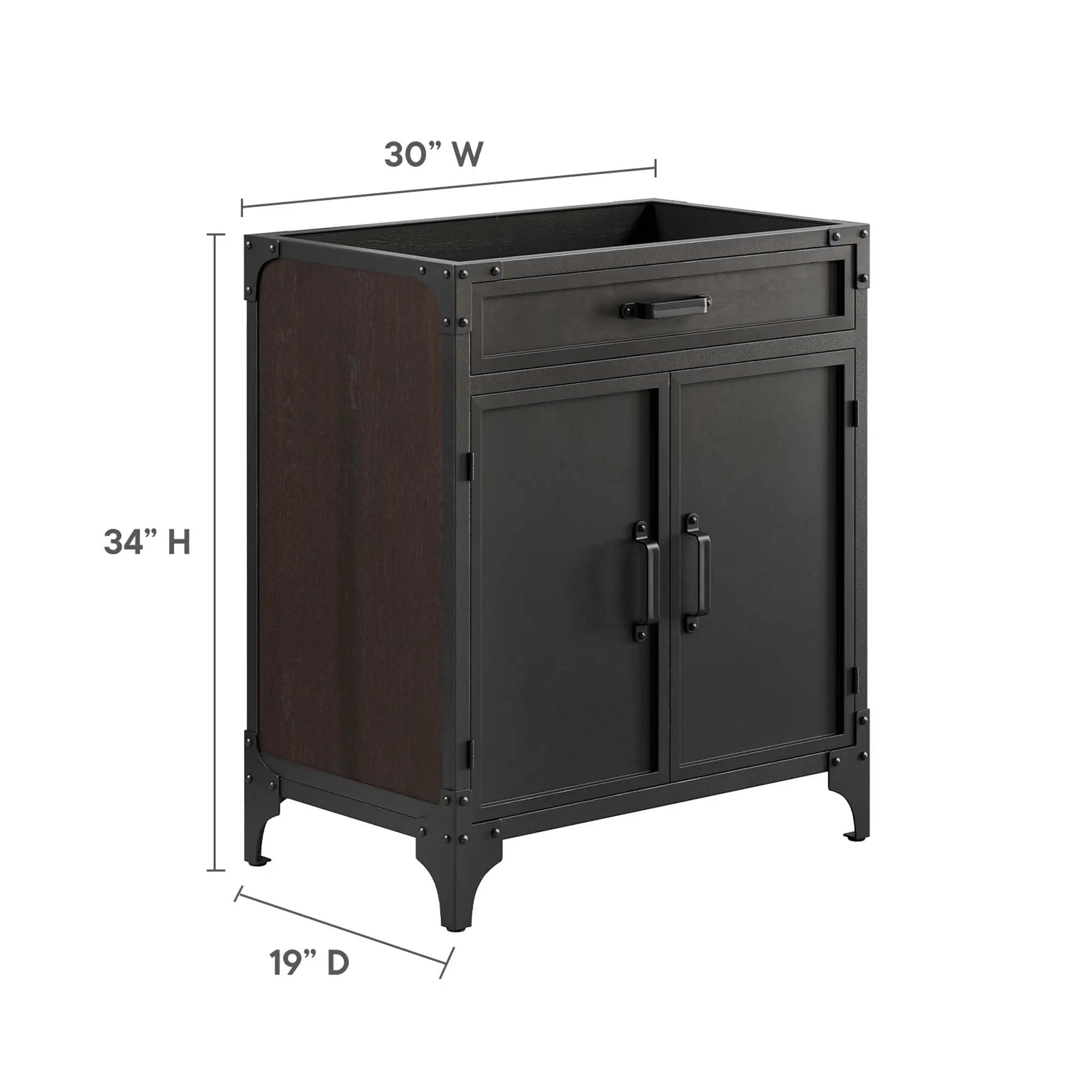 Steamforge 30" Bathroom Vanity Cabinet by Modway by HouseOfZazla