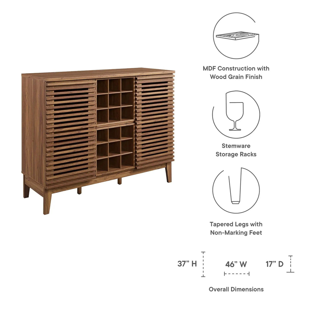 Render Bar Cabinet by Modway by HouseOfZazla