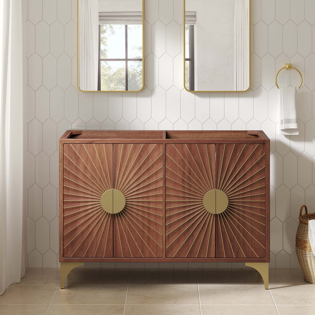 Daylight 48" Double Sink Compatible (Not Included) Bathroom Vanity Cabinet by Modway, photo 9 of 9