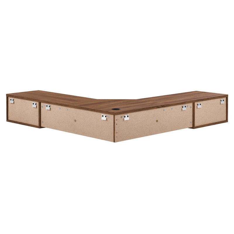 Render Wall Mount Corner Office Desk by Modway by HouseOfZazla