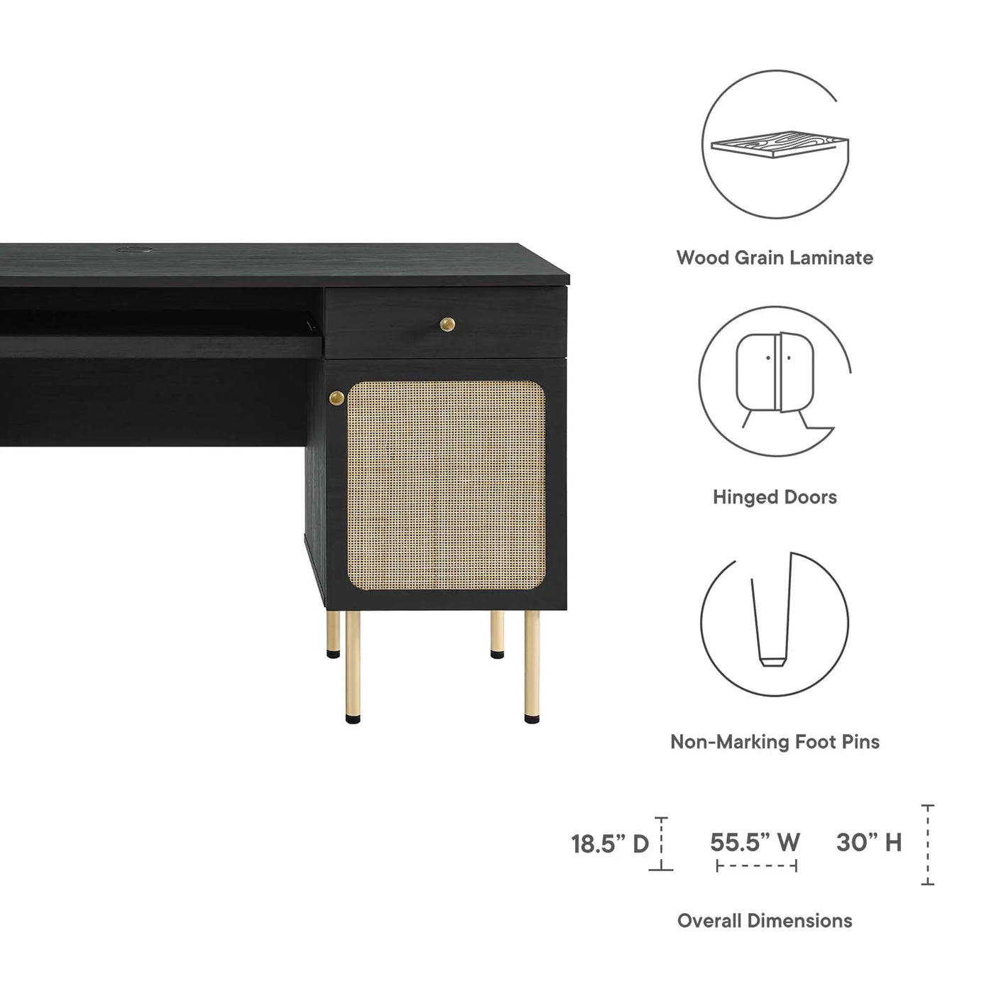 Chaucer Office Desk by Modway by HouseOfZazla
