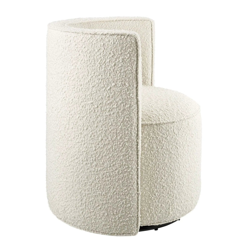 Della Boucle Fabric Swivel Chair by Modway by HouseOfZazla