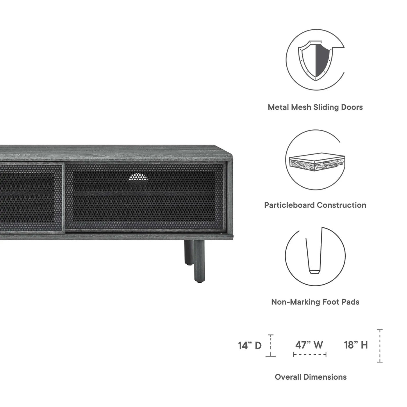 Kurtis 47" TV Stand by Modway by HouseOfZazla