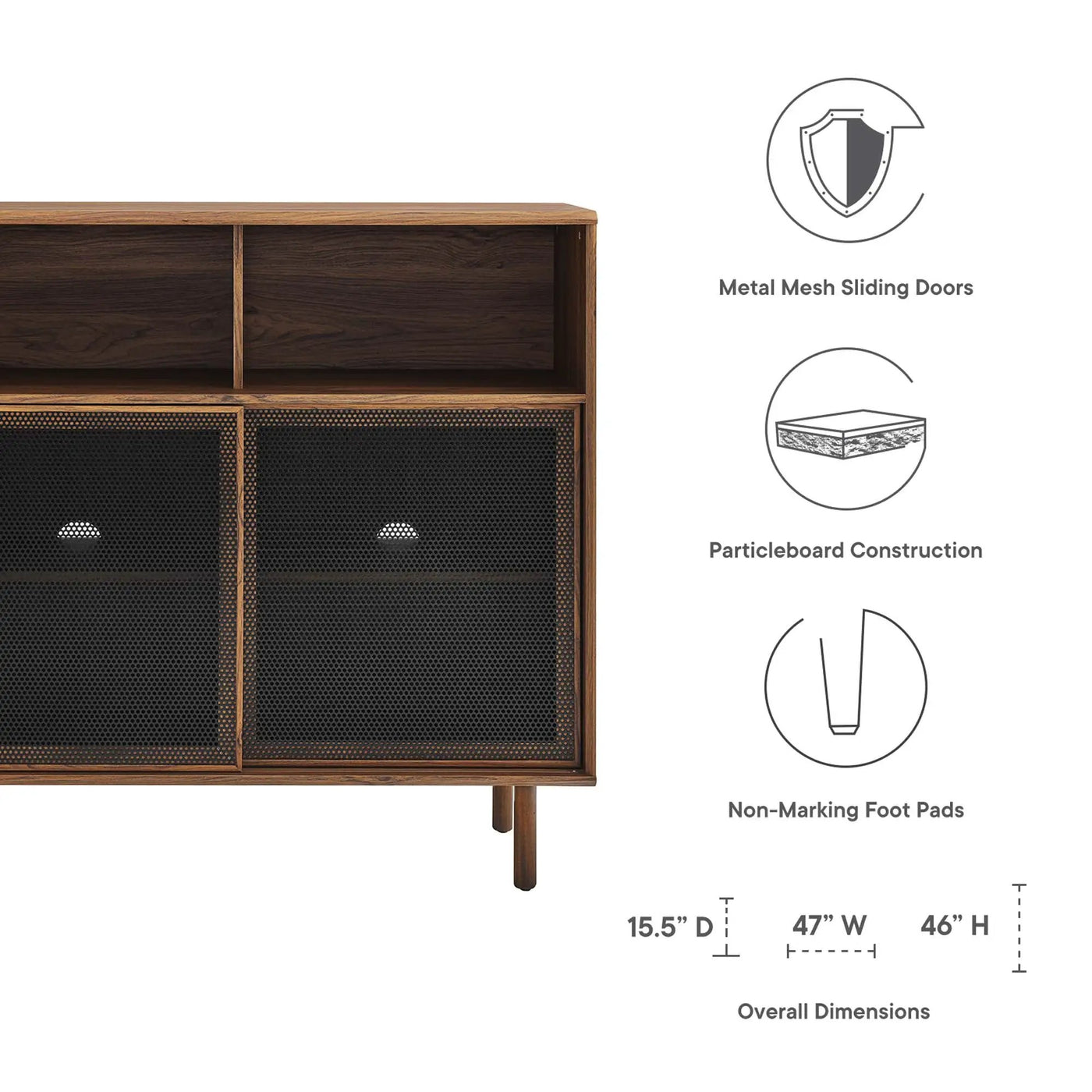 Kurtis 47" Display Cabinet by Modway by HouseOfZazla