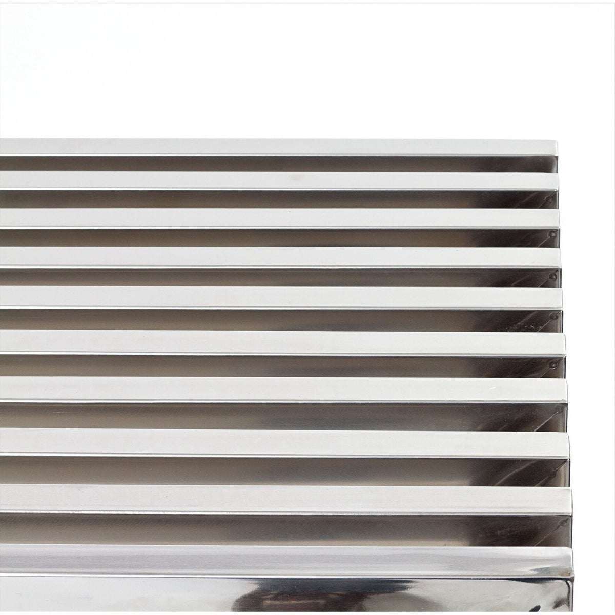 Gridiron Medium Stainless Steel Bench by Modway, photo 10 of 11