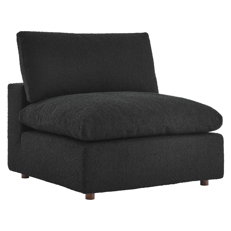 Commix Down Filled Overstuffed Boucle Fabric Armless Chair by Modway by HouseOfZazla