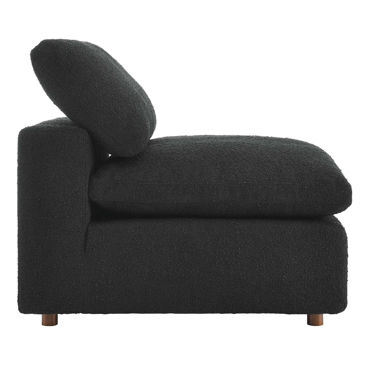 Commix Down Filled Overstuffed Boucle Fabric Armless Chair by Modway by HouseOfZazla