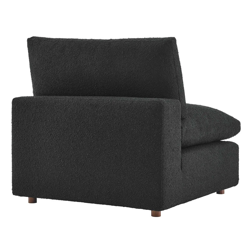 Commix Down Filled Overstuffed Boucle Fabric Armless Chair by Modway by HouseOfZazla