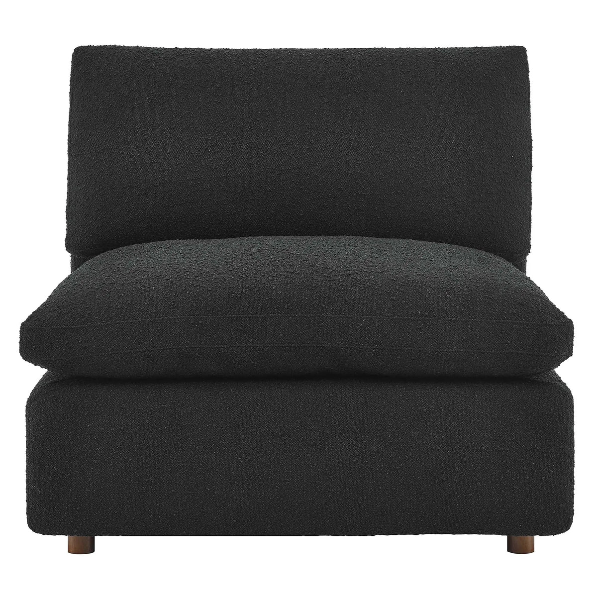 Commix Down Filled Overstuffed Boucle Fabric Armless Chair by Modway by HouseOfZazla