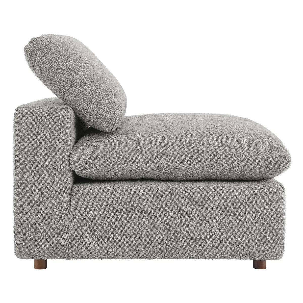 Commix Down Filled Overstuffed Boucle Fabric Armless Chair by Modway by HouseOfZazla