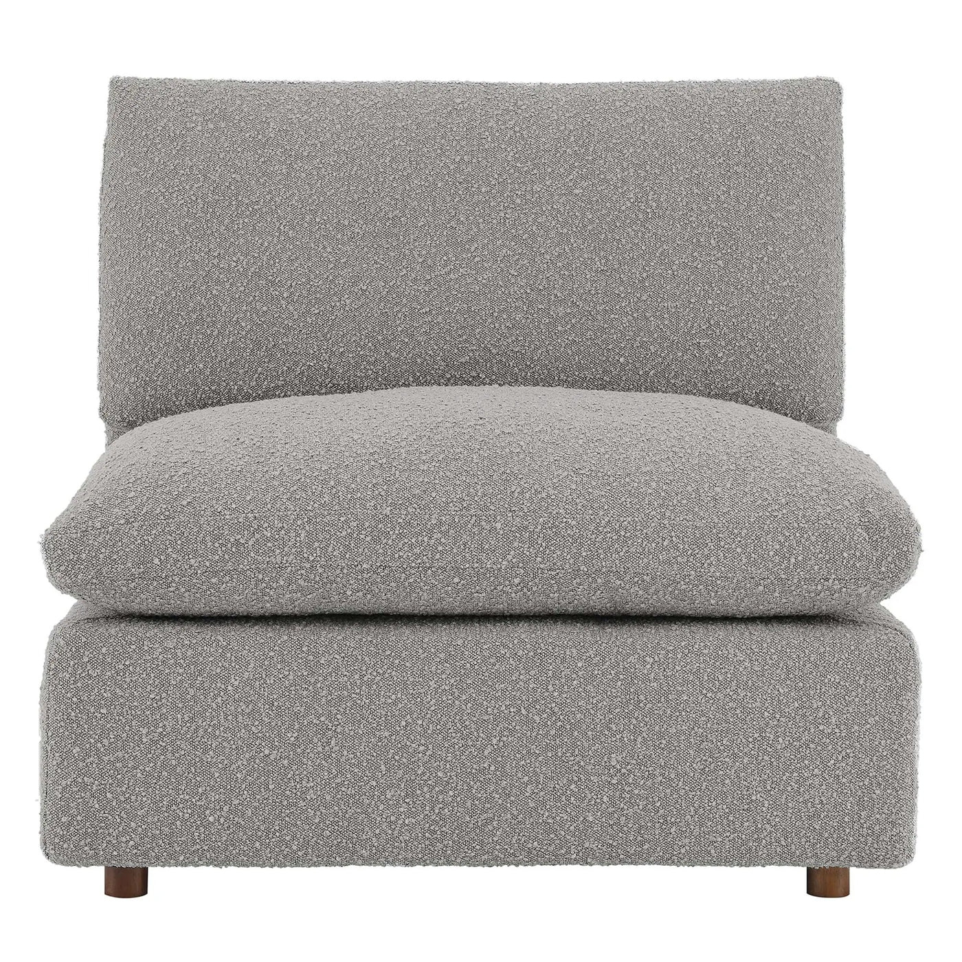 Commix Down Filled Overstuffed Boucle Fabric Armless Chair by Modway by HouseOfZazla