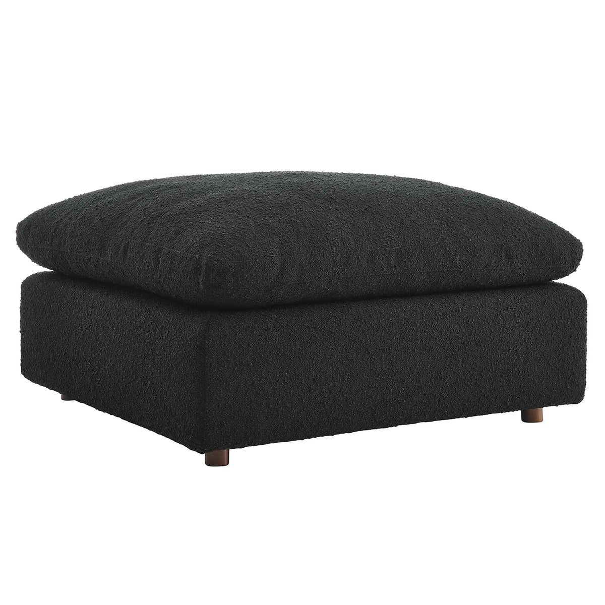Commix Down Filled Overstuffed Boucle Fabric Ottoman by Modway by HouseOfZazla