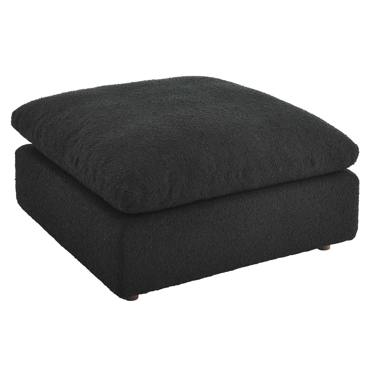 Commix Down Filled Overstuffed Boucle Fabric Ottoman by Modway by HouseOfZazla
