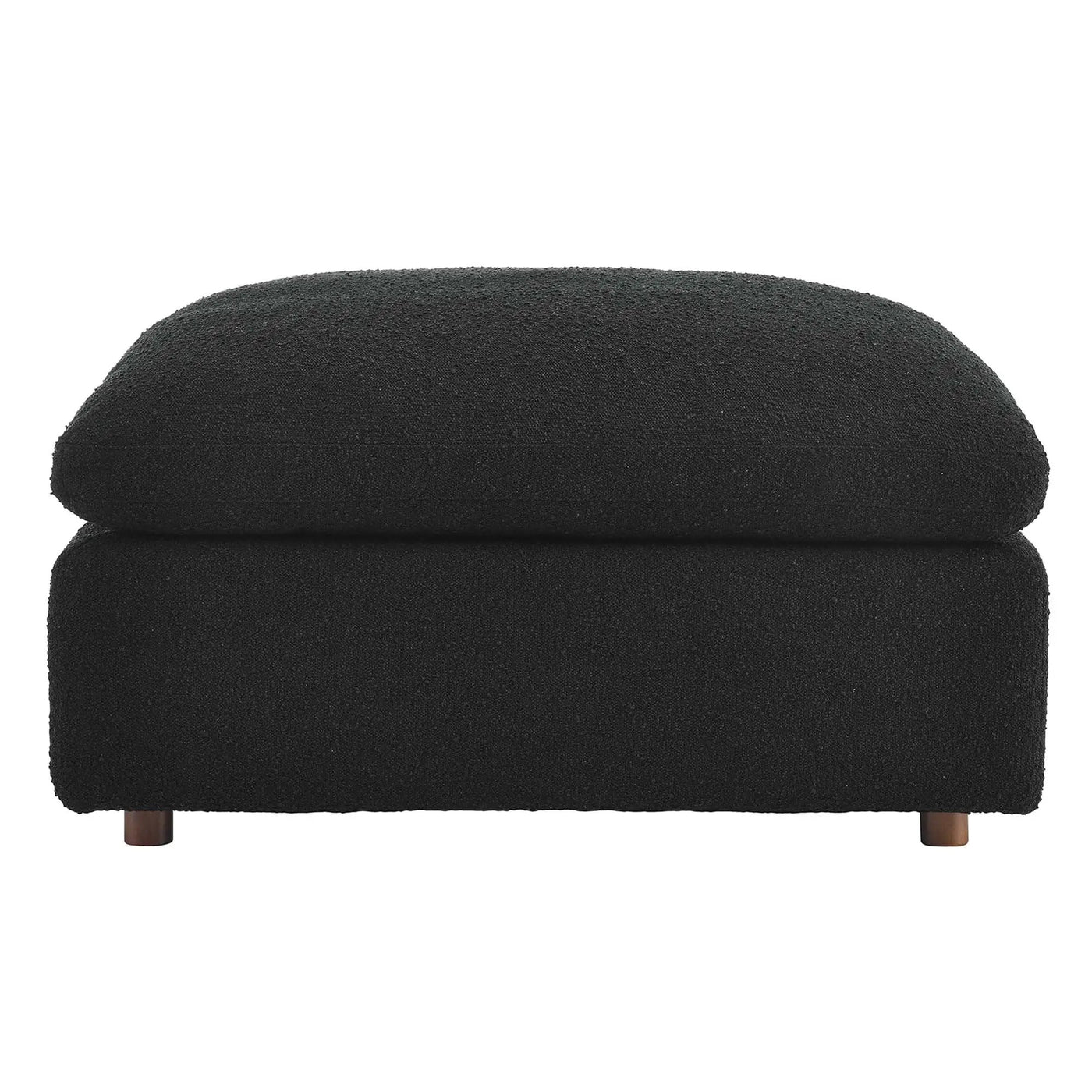 Commix Down Filled Overstuffed Boucle Fabric Ottoman by Modway by HouseOfZazla