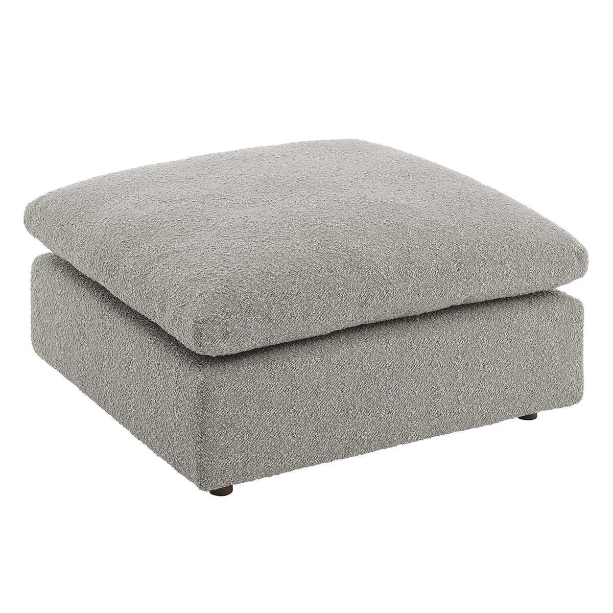 Commix Down Filled Overstuffed Boucle Fabric Ottoman by Modway by HouseOfZazla