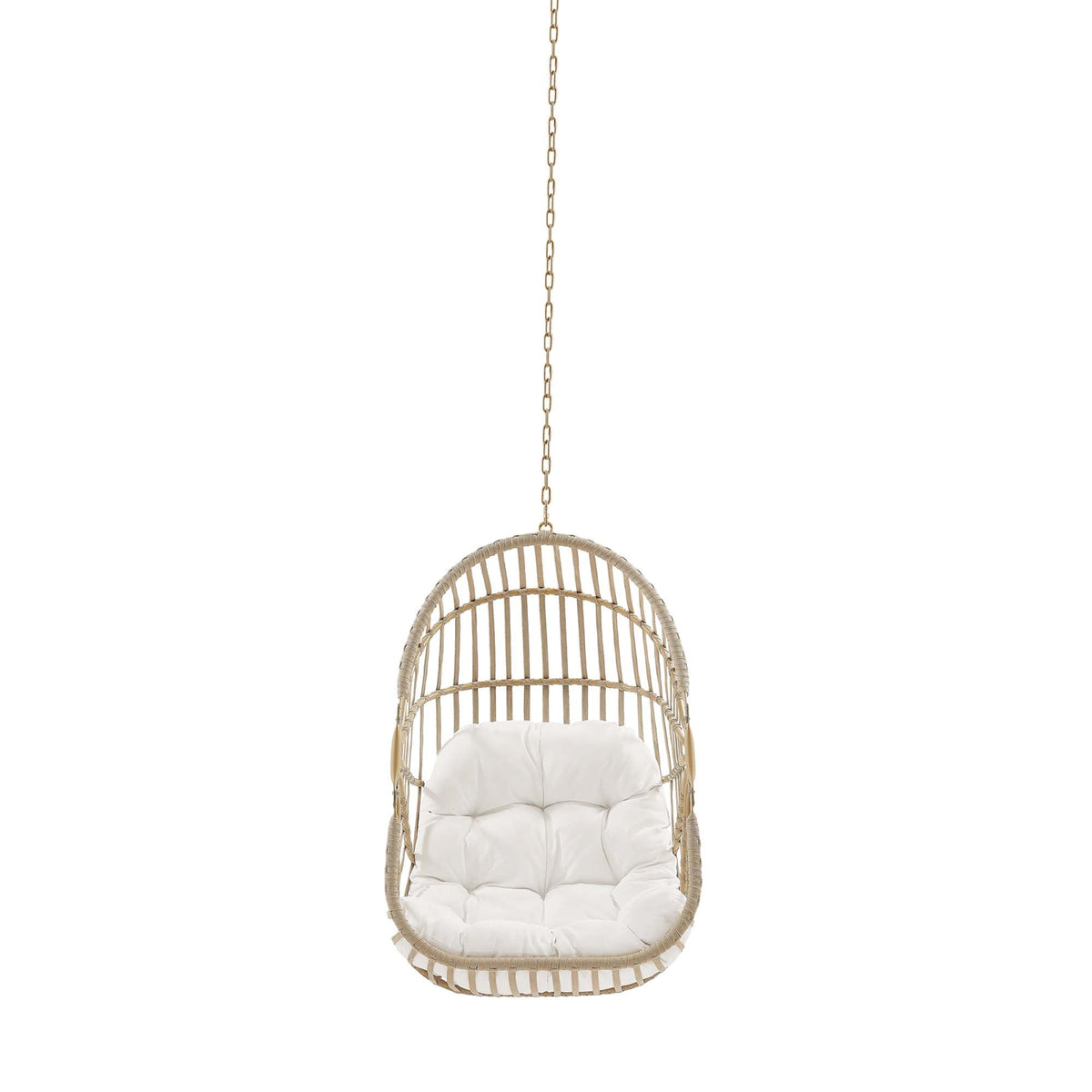 Amalie Wicker Rattan Outdoor Patio Rattan Swing Chair without Stand by Modway, photo 5 of 8