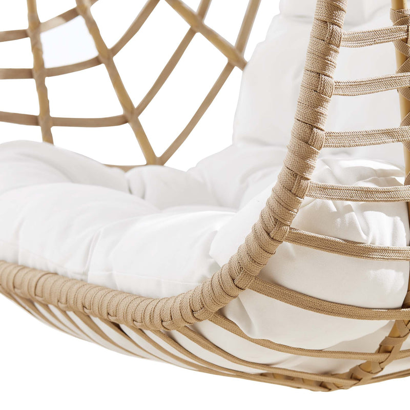 Amalie Wicker Rattan Outdoor Patio Rattan Swing Chair without Stand by Modway, photo 6 of 8