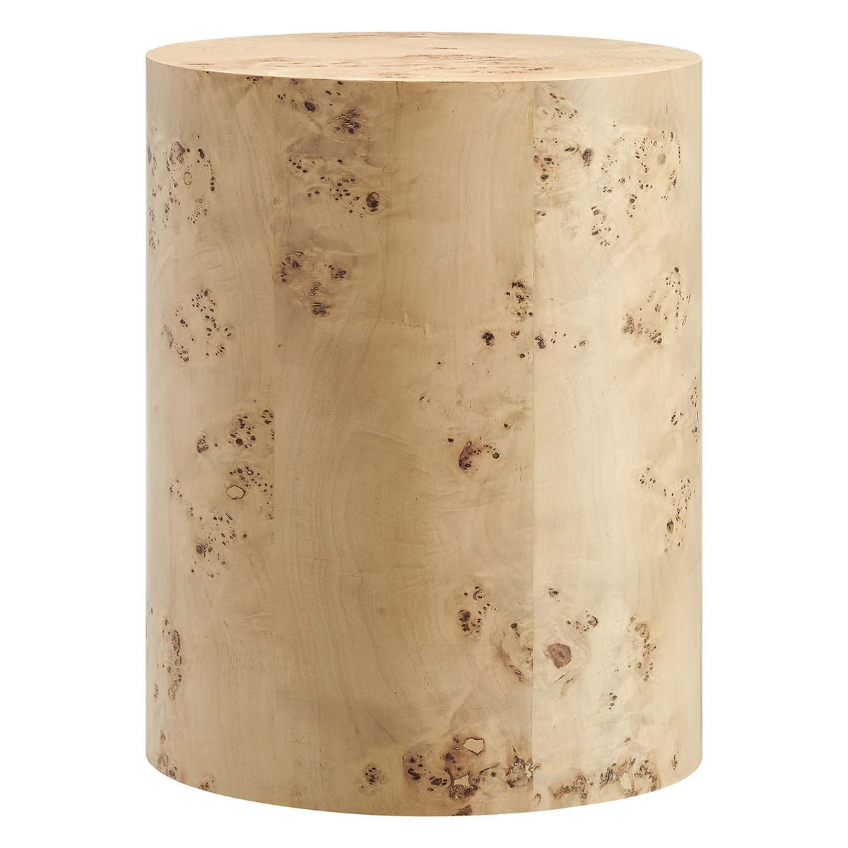 Cosmos 16" Round Burl Wood Side Table by Modway, photo 10 of 18